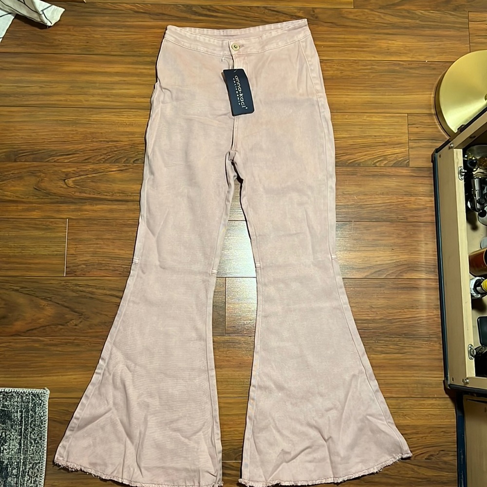 Lilac High-Waisted Bell Bottoms size Medium